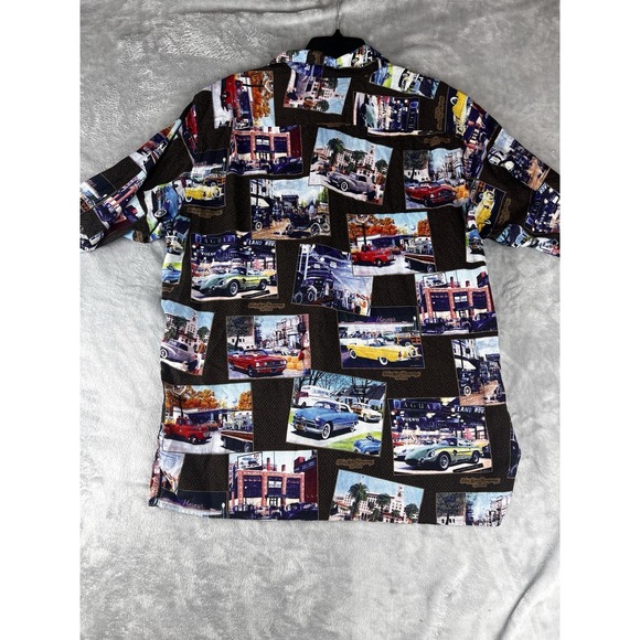 Reyn Spooner Shirt Mens Large Ford Motor Company 100 Years Cars Hawaiian‎ USA - Picture 4 of 8